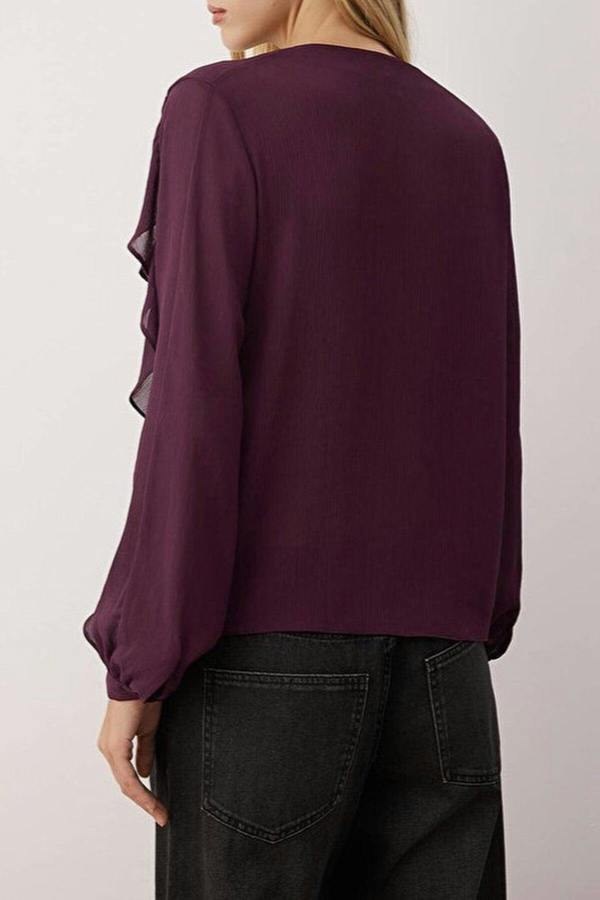WOVCOR Ruffled Boho Shirt