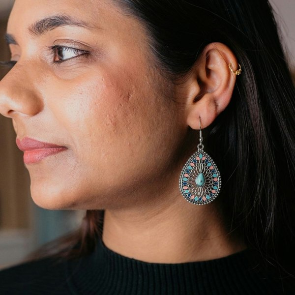 Mandala Floral Earrings