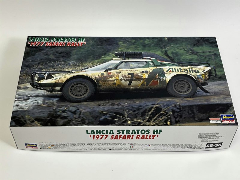 Hasegawa Lancia Stratos HF 1977 Safari Rally 1:24 Scale Model Kit Hasegawa 25036