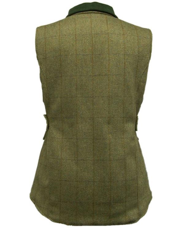 Ladies Tweed Shooting Waistcoat
