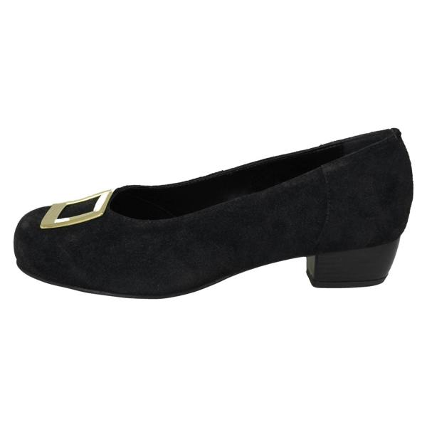 Da Bella Ladies Da Bella Heeled Court Shoes With Buckle Detail Kate