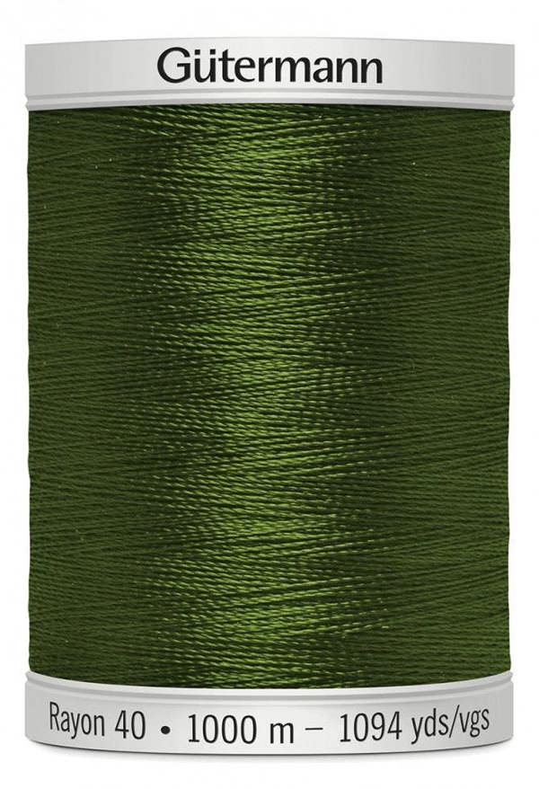 Gutermann No 40 Sulky Rayon Embroidery Thread 1000m Rayon Thread Suitable For Embroidery