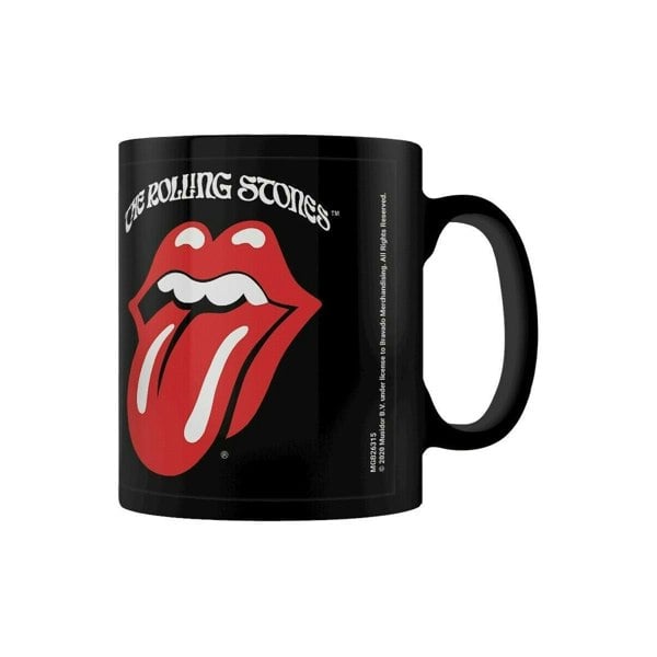 The Rolling Stones Retro Tongue Mug - Black/Red