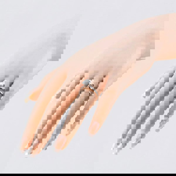 T. H. Baker 9ct White Gold Certified Lab Grown 2.00ct Brilliant Cut Diamond Solitaire Ring LGR43281-200A