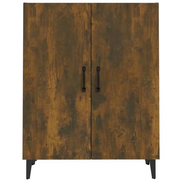Berkfield Sideboard Smoked Oak 70x34x90 cm Engineered Wood