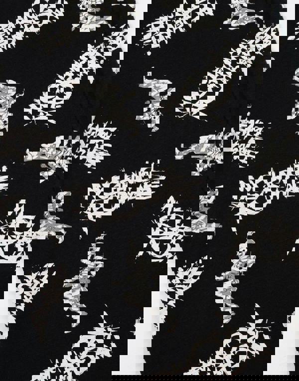 My Chemical Romance Mens Black Logo Short Sleeve Long Leg Pyjama Set