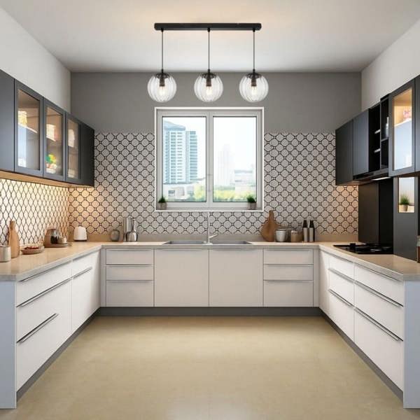 COSYLYTE Kingston 3 Light Ribbed Glass Pendant Light