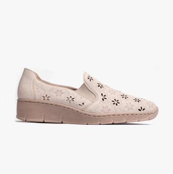 Rieker 53757-60 Womens Shoes - Beige