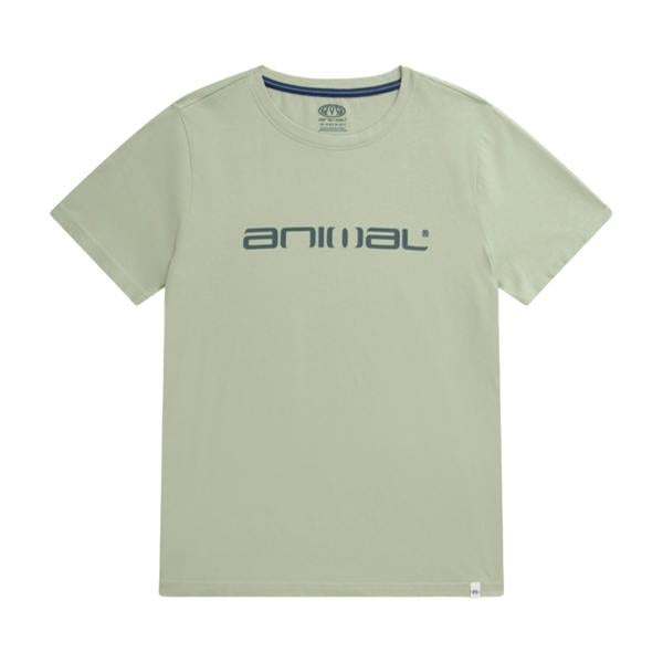 Animal Womens/Ladies Leena Organic Cotton Boxy T-Shirt - Pale Green - 
