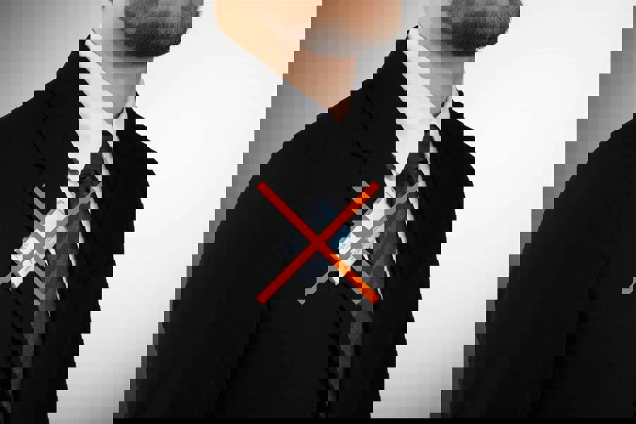 Durable CLICK FOLD Recycled Magnet Name Tag Badge Holders | 10 Pack | 40 x 75mm