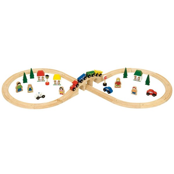 Bigjigs Rail Wooden Figure Of Eight Train Set