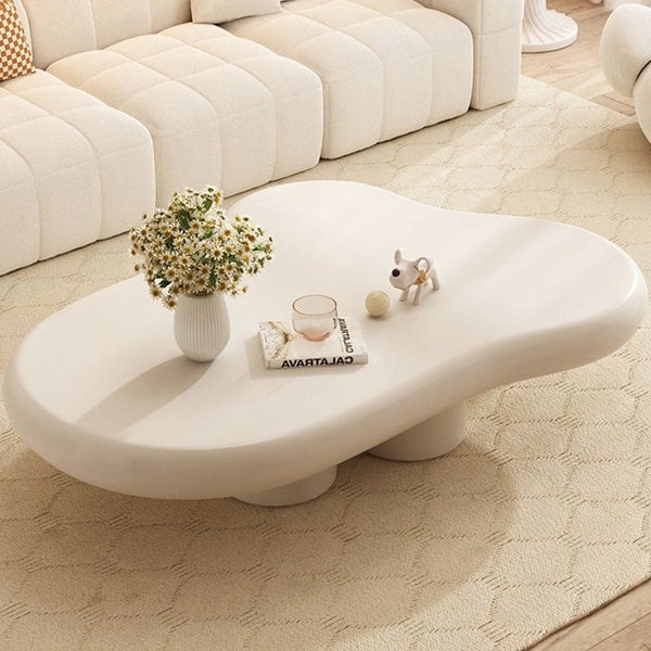 Quintus Coffee Table, Cream-Weilai Concept-Weilai Concept