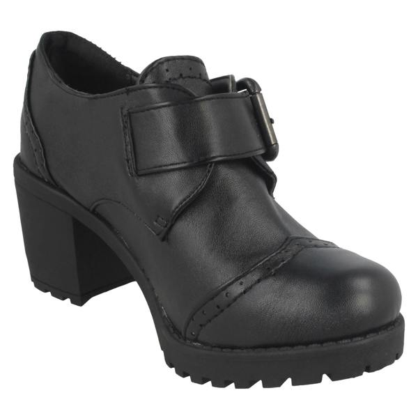 Red:Tag Girls Red Tag Chunky Heeled School Shoes