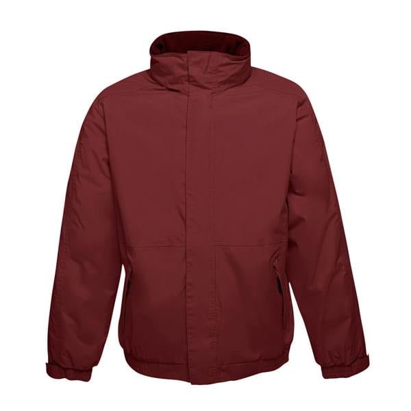 Regatta Mens Dover Waterproof Windproof Jacket - Burgundy/ Burgundy - 
