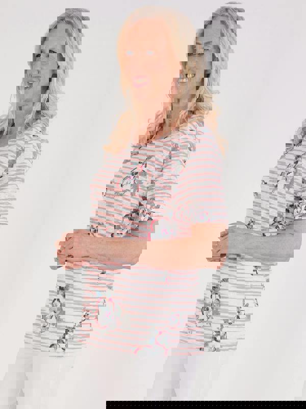 TIGI Stripe And Poppy Bloom Top