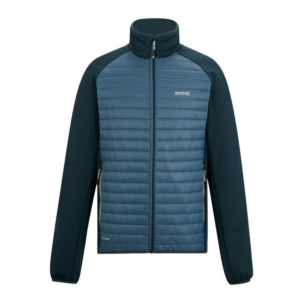 Regatta Mens Clumber Hybrid Jacket - China Blue/Night Sky - 