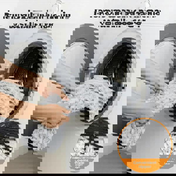 Skylos Pet Dog Bed Calming Anti Anxiety Cushion Warm Velvet Waterproof Washable