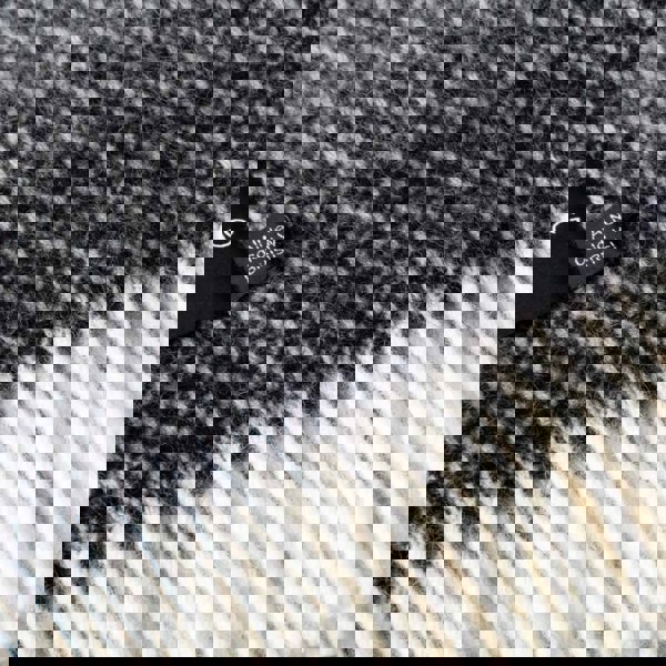 Evening Tales - Pure New Wool Blanket - Super Fluffy - Shades of Grey - Heating & Plumbing London - Throw