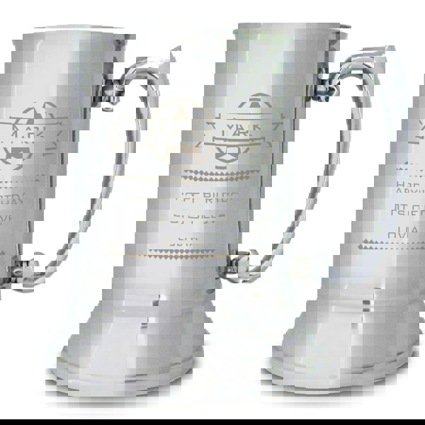 Personalised Memento Company Personalised Diamond Stainless Steel Tankard