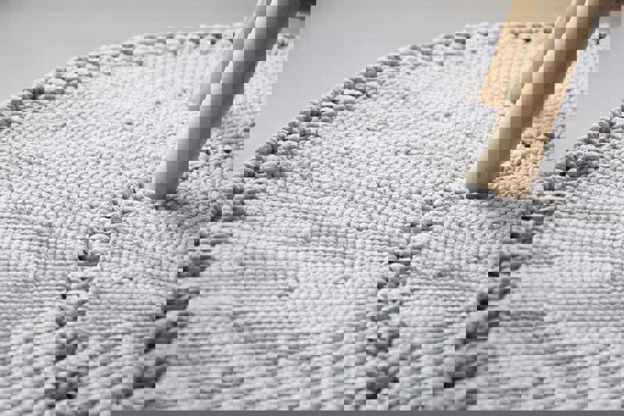 Zuri House Crochet BOHO rug | LIGHT GREY