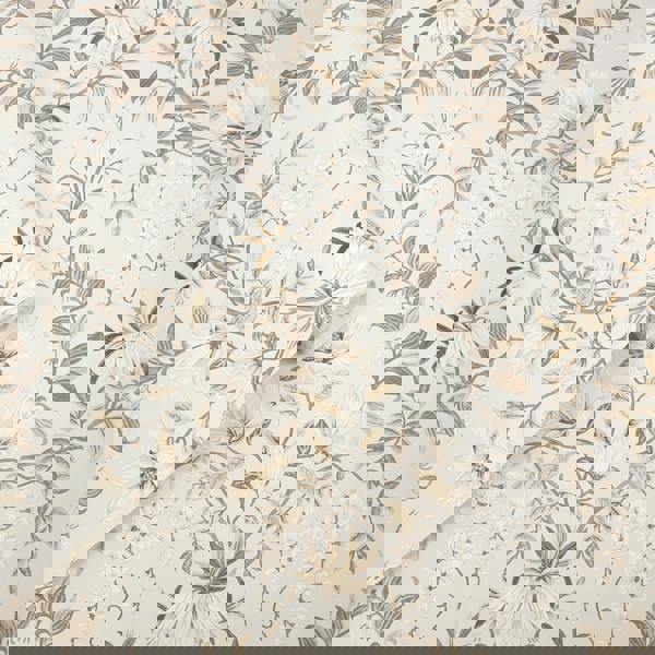 Laura Ashley Parterre Wallpaper - Soft Natural - 10m