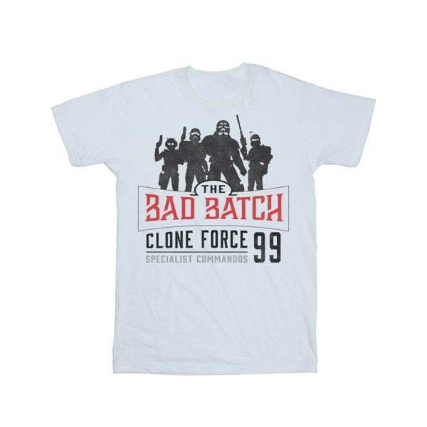 Star Wars Mens The Bad Batch Clone Force 99 T-Shirt - White