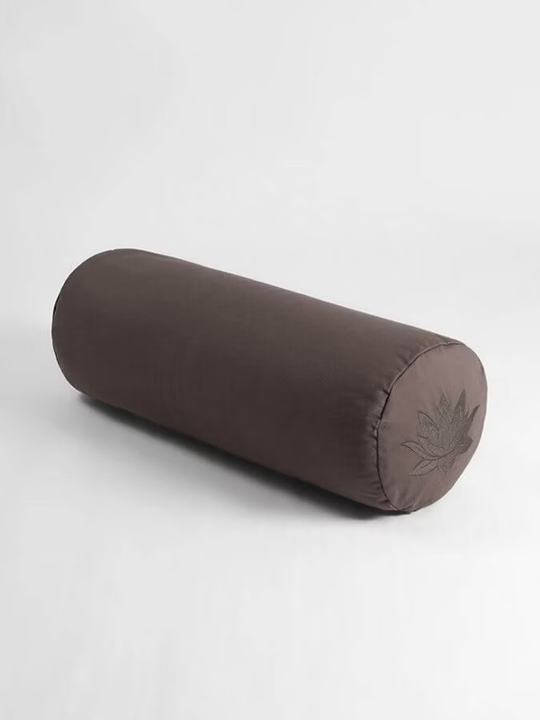 Yoga Studio Organic Cotton Buckwheat Lotus Meditation Bolster Cushion