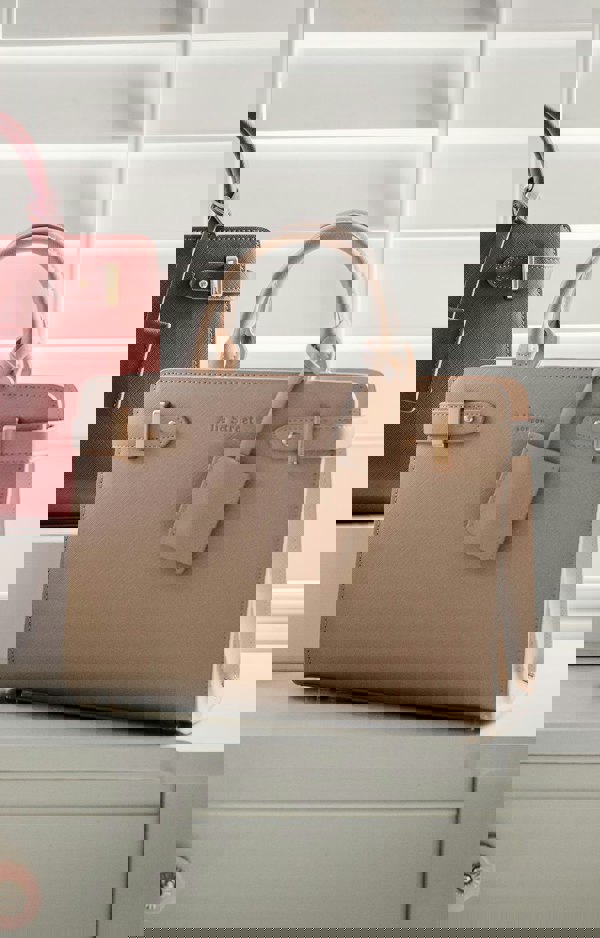Alie Street London Derby Handbag (Classic Taupe)