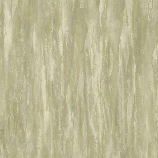 Grandeco Meteora Distressed Painted Plaster Effect Textured Wallpaper, Green