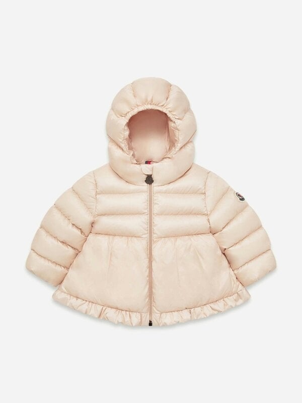 Moncler Enfant Baby Girls Down Padded Odile Jacket in Pink