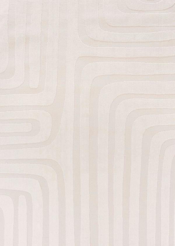 Close-up of a textured beige wall with wavy patterns