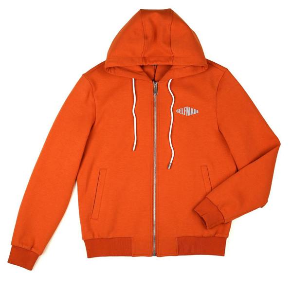 David WeJ Self Made Zip Hoodie - Orange