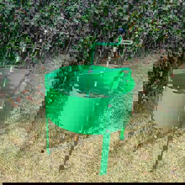 Gr8 Garden Rotary Soil Sifter Compost Sieve Large 18 Litre Earth Riddle Screener