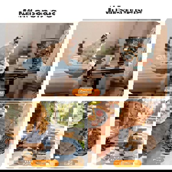 Skylos Cat Bed for Desk 360° Rotating Sturdy Hammock Plush Mesh Hold 21kg Indoor