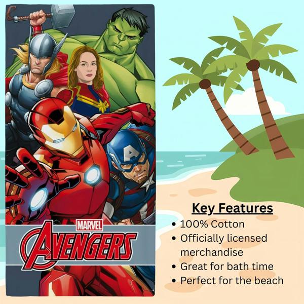 Avengers Power Towel 70x140cm - VW