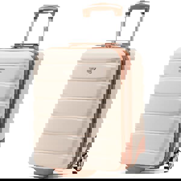 Flight Knight 45x36x20cm EasyJet Free Cabin Bag 2 Wheel Suitcase Hard Shell Carry On