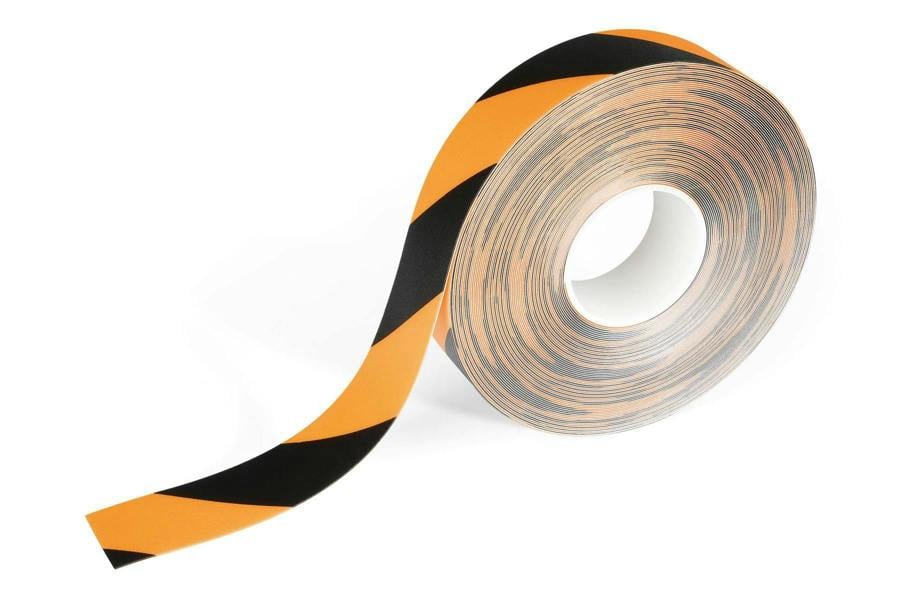 Durable DURALINE Heavy Duty Non-Slip Hazard Warning Floor Tape | 50mm x 15m