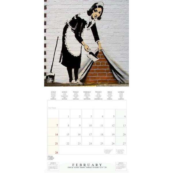 Street Art Calendar 2027, Wall Calendars, Month To View, Art, Gift