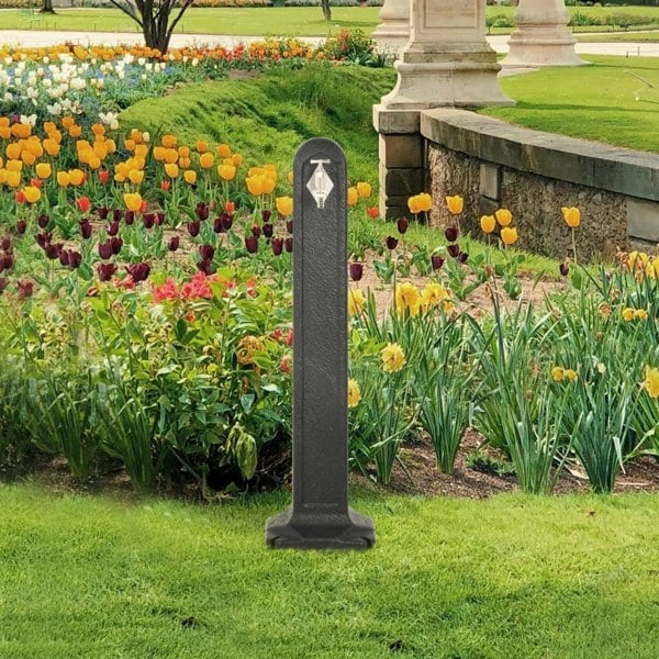 Berkfield Garden Tanker with Faucet Anthracite Stone Look