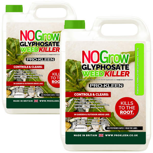 ProKleen Pro-Kleen NOGROW WeedKiller 8 Litre Deep Root Killing 7.2g/l Weed Killer Ready to Use Formula Supplied with Spray Head