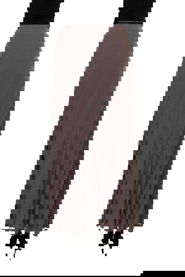 Paulo Due Women's Panelled 38" Elastic Waist Maxi Skirt