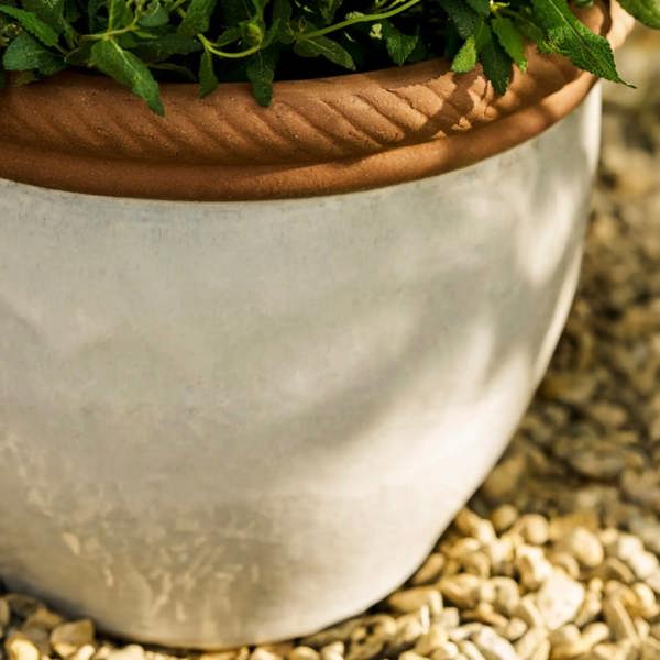 Abode Home & Gifts Ceramic Outdoor Planter 36cm | Lily White