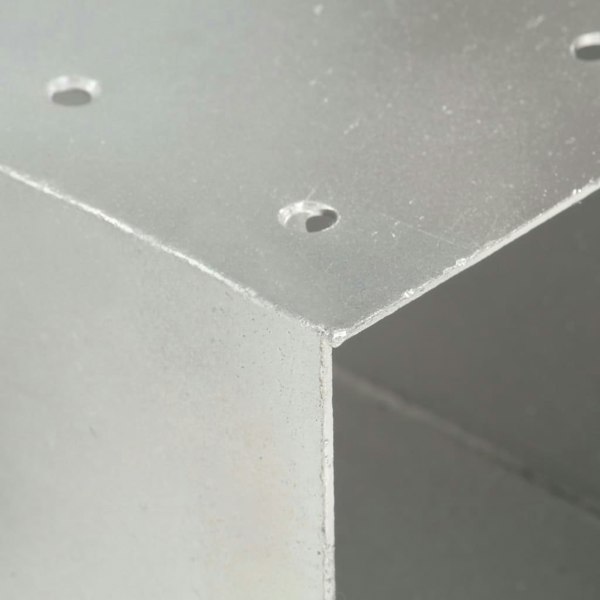 Berkfield Post Connector X Shape Galvanised Metal 71x71 mm