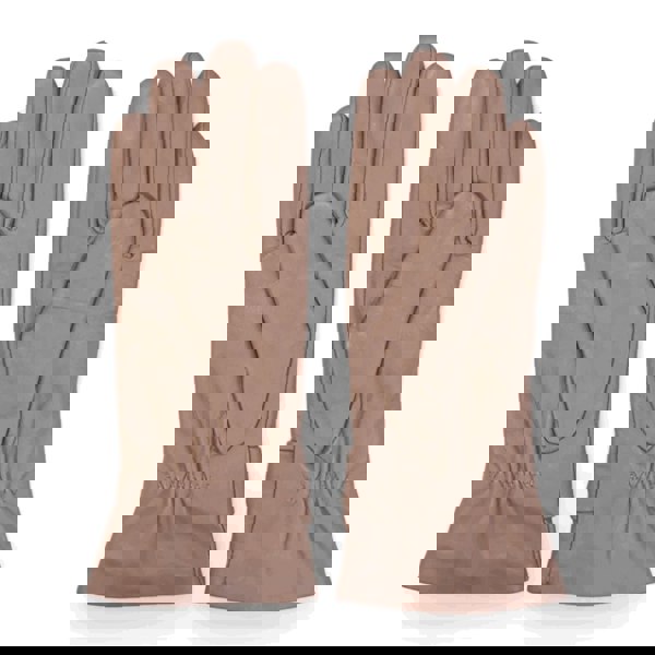 Infinity Leather Women's Leather Wool Lined Bow Knot Accent Gloves