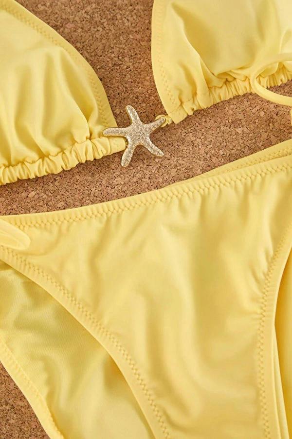 WOVCOR Triangle Covered Premium Star Accessory Regular Bikini Set