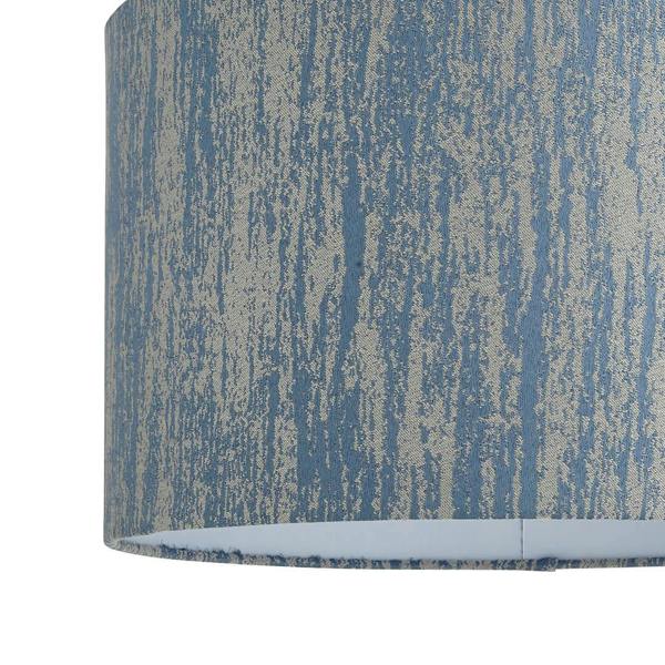 Pagazzi Lighting Canterbury 35cm Blue Jacquard shade