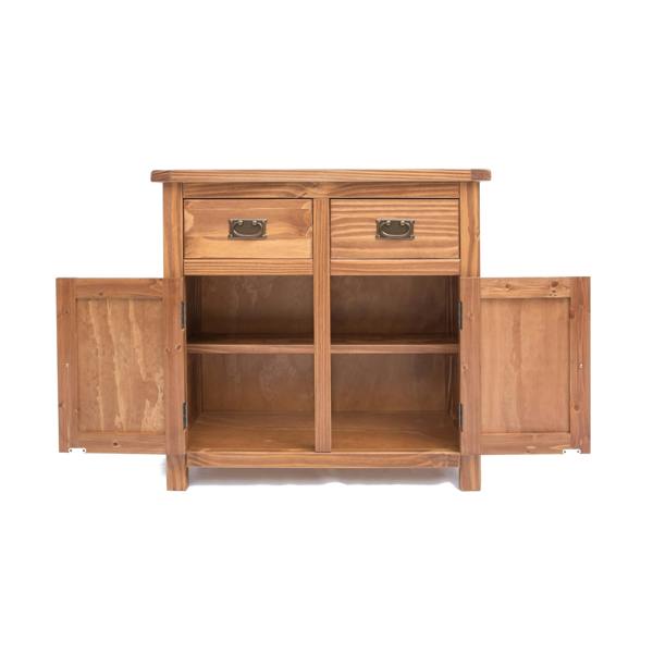 Cabinet Bits Padua Lacquered 2 Drawer 2 Door Sideboard Brass Drop Handle