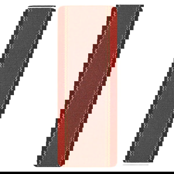 Machine Washable Red Design Mats | Bordered Line | The Rugs