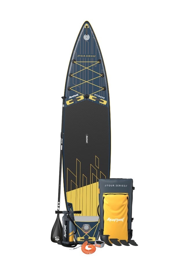 Aquaplanet STINGER Explorer 12'8" Inflatable Paddle Board Package