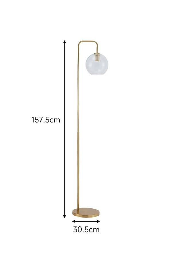Living and Home Modern Arched Arm Floor Lamp